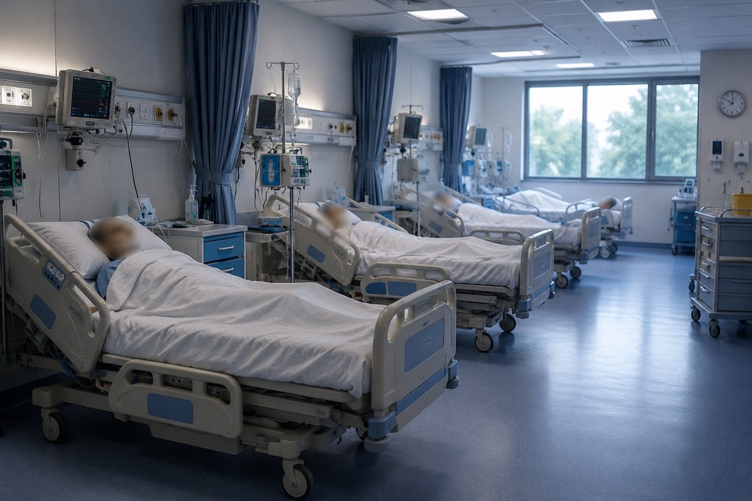 Sindicaliştii Sanitas avertizează că reducerea numărului de paturi, cu peste 4.600 anual în următori ani, poate afecta accesul la îngrijire şi siguranţa pacienţilor: Imaginaţi-vă că se ”vor închide” echivalentul a 6,5 spitale judeţene în fiecare an