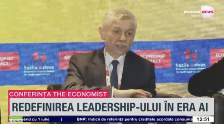 VIDEO Dacă nu ne temem de ce urmează, nu am înțeles nimic. Scara la care se întâmplă lucrurile nu are precedent. Marcel Cobuz, TITAN Group, avertizează asupra revoluției AI - Conferința The Economist, cu Profit.ro partener