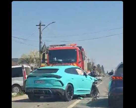 Accident grav în judeţul Dâmboviţa. Trei persoane sunt rănite, un minor fiind în stare gravă - FOTO, VIDEO