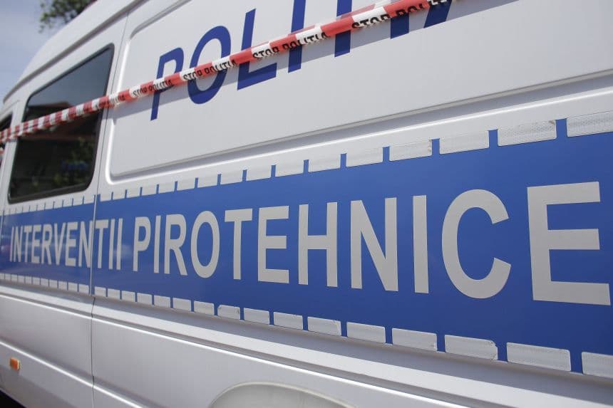 Intervenţie a pirotehnicienilor la Iaşi, după ce a fost găsit un element de muniţie rămas neexplodat
