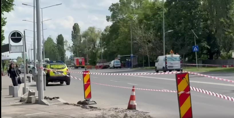 Avarie a unui branşament al reţelei de distribuţie a gazelor naturale, în Sectorul 4 al Capitalei / S-au semnalat scurgeri de gaz / Trafic restricţionat pe Şoseaua Berceni