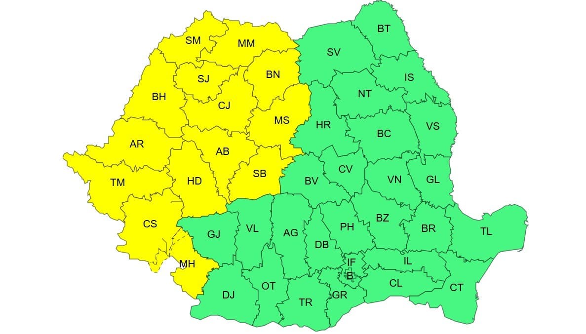 Meteorologii anunţă că vremea se încălzeşte şi devine caniculară, fiind emisă avertizare cod galben / Duminică şi luni, în anumite zone temperaturile ajung la 36 de grade Celsius