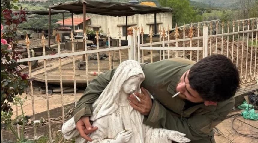 Un militar israelian care a profanat o statuie a Fecioarei maria în sudul Libanului, condamnat la trei săptămâni de detenţie