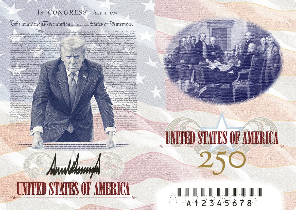 Trump prezintă un nou paşaport american, cu o fotografie memorabilă a sa
