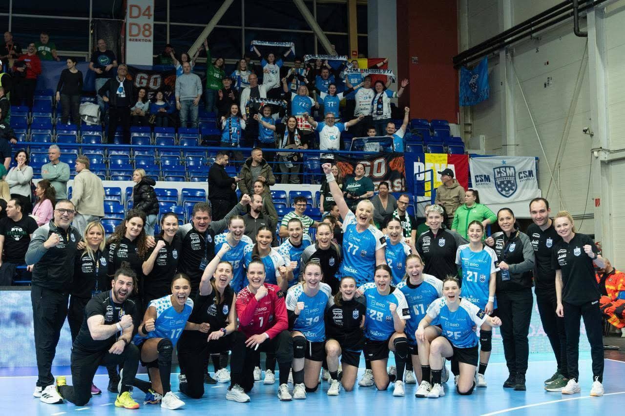CSM București, în Final 4 după 8 ani! „Tigroaicele” dau de pământ cu Esbjerg și visează la trofeul Ligii Campionilor / Gloria Bistrița luptă ACUM pentru calificare