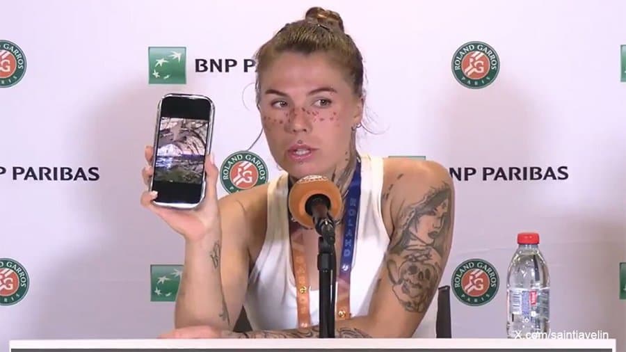 Roland-Garros: "E ca şi cum ai juca în Germania nazistă", spune sportiva ucraineană Oliynykova referindu-se la faptul că o va înfrunta pe rusoaica Shnaider