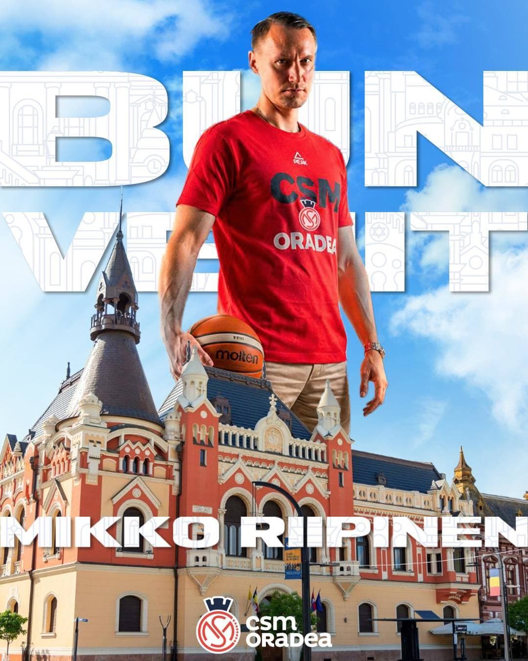 Baschet masculin: Mikko Riipinen, noul antrenor al vicecampioanei CSM Oradea