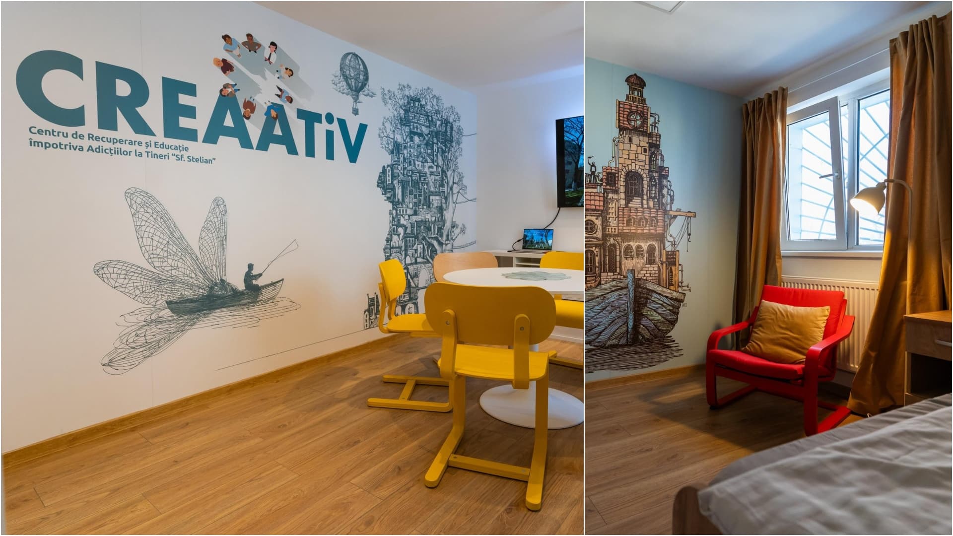 FOTO | Centrul de Recuperare, Educație și Tratament al Toxicodependențelor pentru tineri „Sf. Stelian” din București, inaugurat astăzi. Are o capacitate anuală de 50 de pacienți