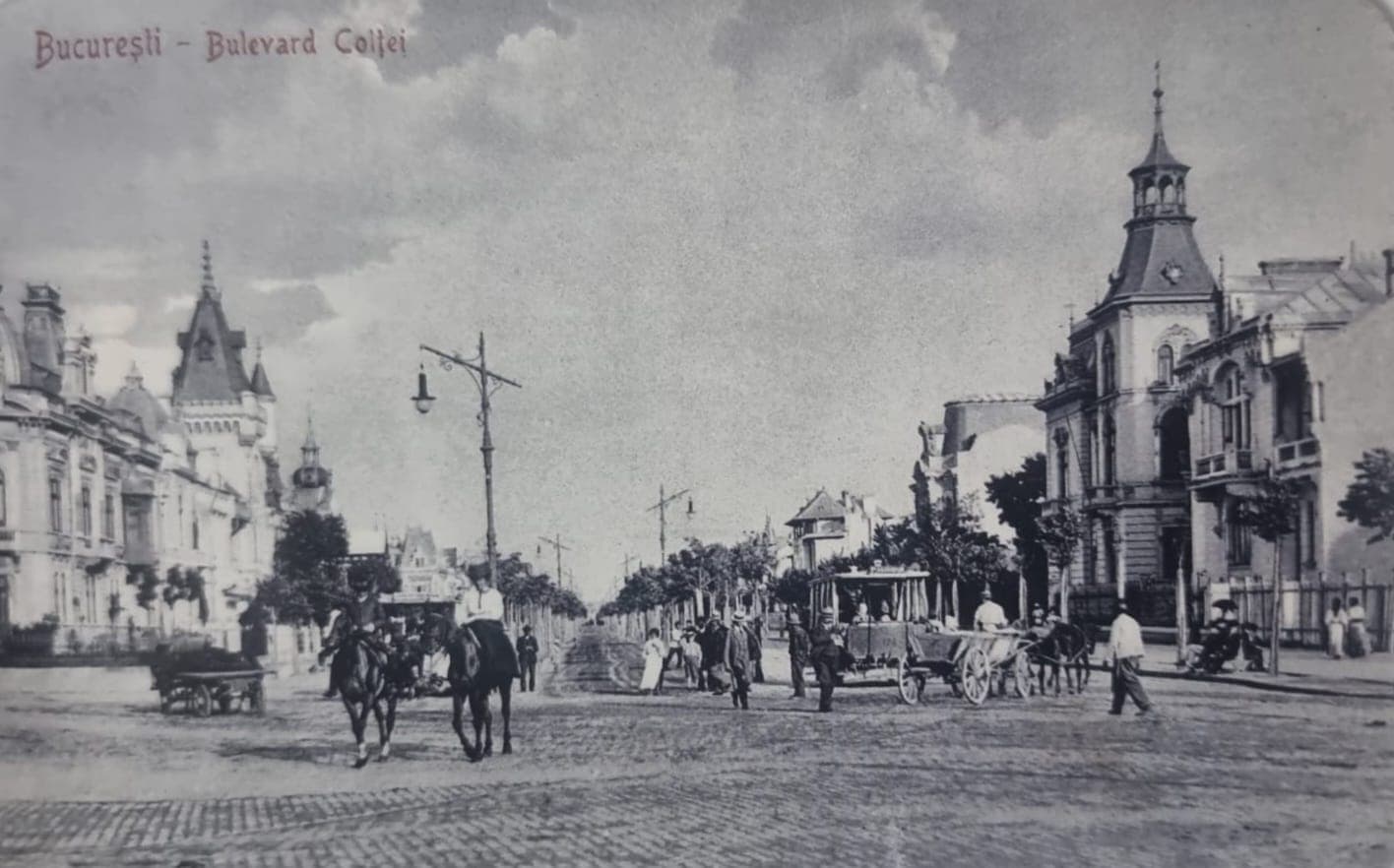 Bulevardul Colței, primul „bulivard” al Bucureștiului, născut sub blestemul dărâmării Turnului Colței, blestem trăit în ziua de azi de șoferii blocați în traficul de pe Catargiu – Magheru – I.C Brătianu