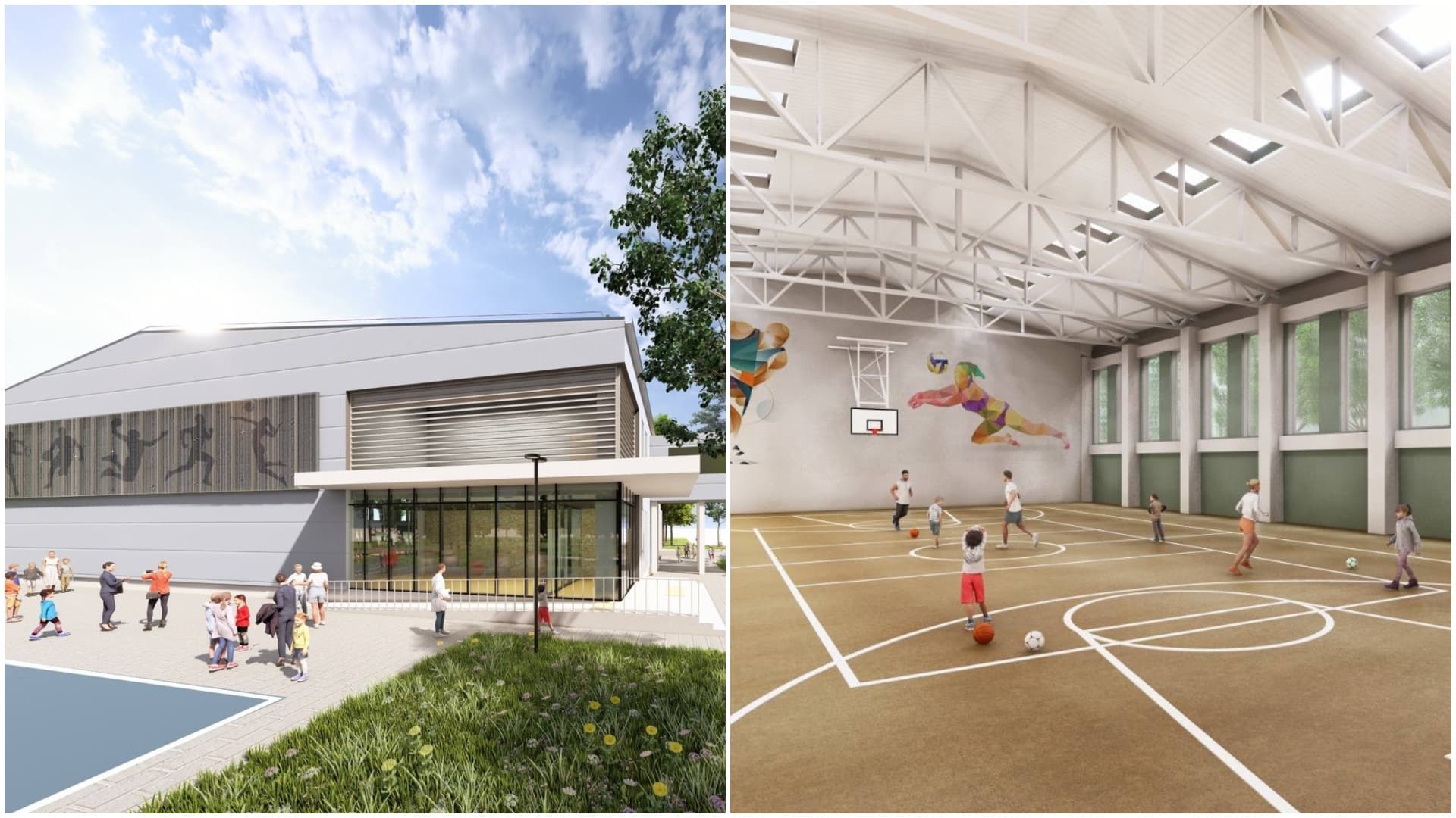 FOTO | Școala „Sfinții Constantin și Elena” se extinde. Primăria vrea să construiască o sală de sport modernă și o cantină pentru elevii de aici