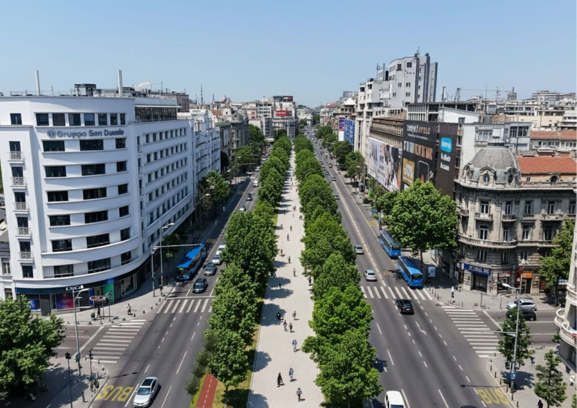 FOTO | Primarul Ciucu anunță Revoluția de pe Magheru. Bulevardul va fi complet transformat, după un concurs de proiecte. Cum arată câteva variante