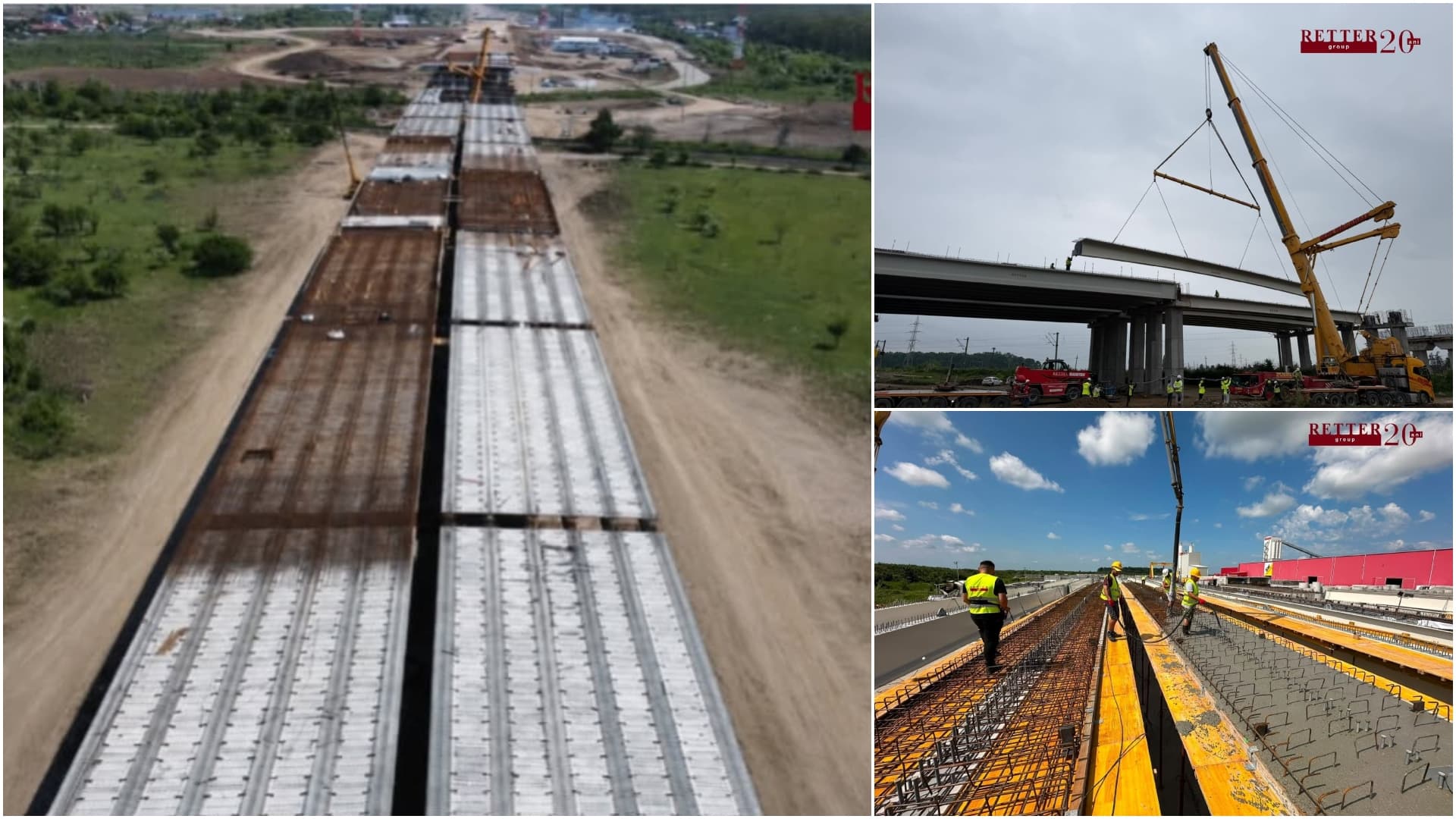 FOTO | Noi imagini de pe Lotul 1 al A0, esențial pentru închiderea inelului nord-vest din Autostrada Bucureștiului. Când am putea circula între Corbeanca și Mogoșoaia/Buftea