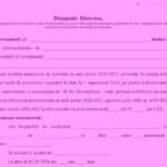 Model de cerere pentru profesorii care vor să fie titulari până la 70 de ani. Documentele se depun la secretariatele școlilor în zilele de 17 și 18 martie