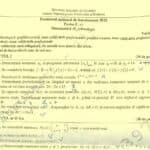 Subiecte Matematică BAC 2026 – specializarea Mate-Info