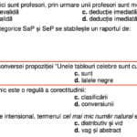 Greșeală în baremul de Logică de la proba de Bacalaureat 2026 – predicatul logic al conversei nu este „lalelele negre”