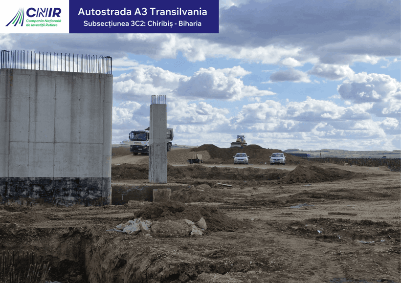 VIDEO Autostradă în România cu camere la fiecare 2 kilometri. Au fost aduși pe șantier peste 430 muncitori