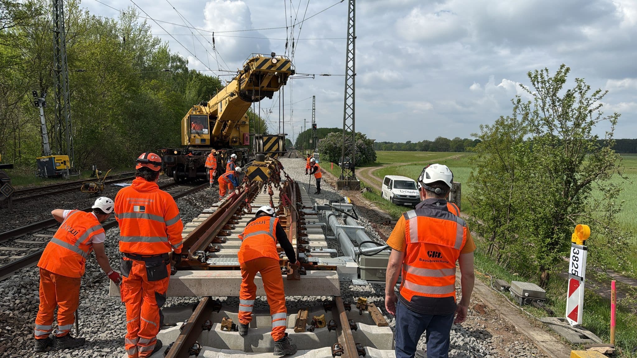 FOTO Companie românească, chemată în Germania pentru o modernizare majoră a căii ferate. Bawi Construction tocmai a fost achiziționată de Strabag