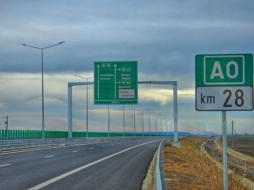Restricții de trafic pe Autostrada A0 pentru lucrări la carosabil
