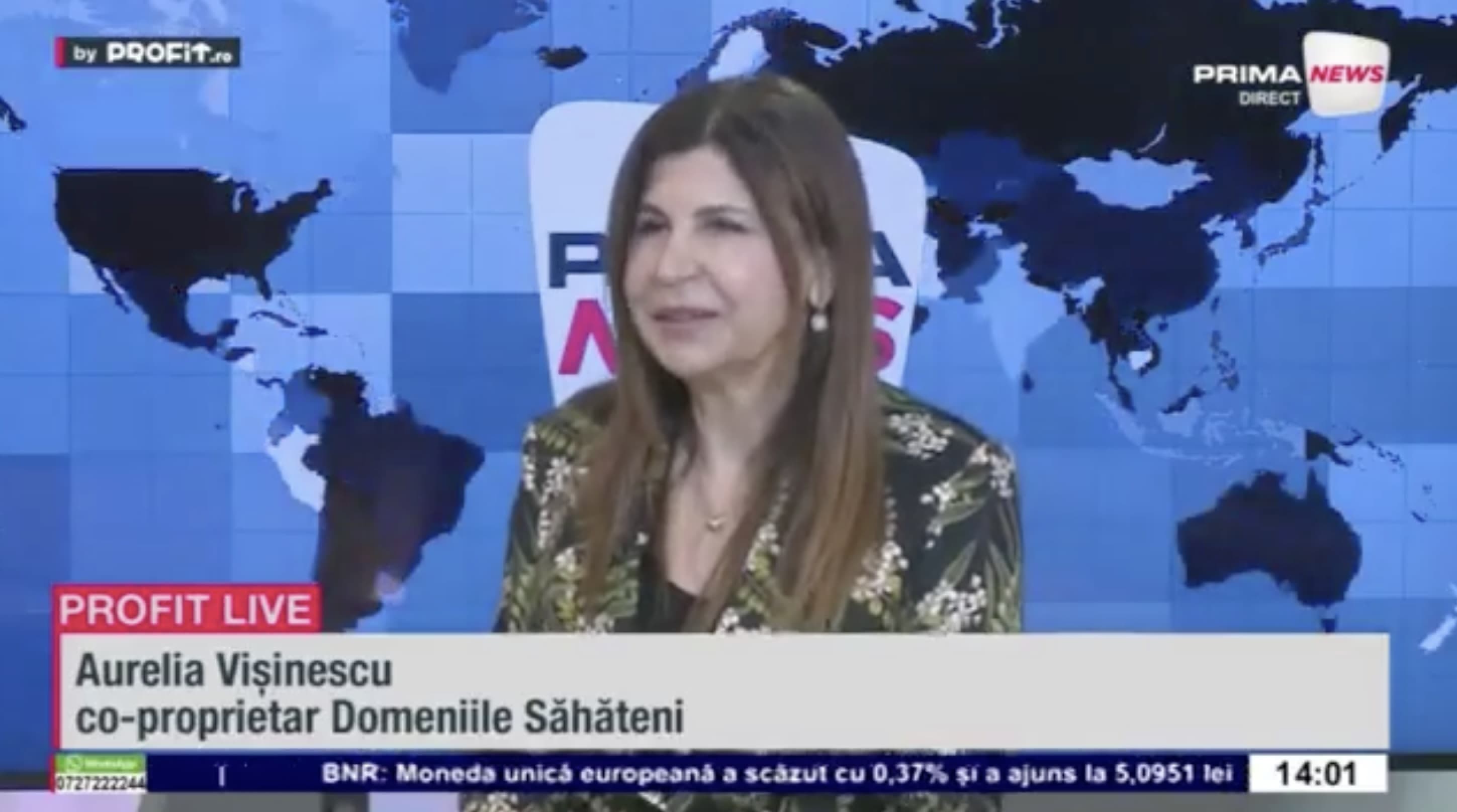 VIDEO Vor fi crame de vânzare. Aurelia Vișinescu, co-proprietar Domeniile Săhăteni: Consumul de vin roșu și rosé este în scădere, a crescut însǎ consumul de vin alb, crește consumul de vin spumant - Profit.ro Live TV