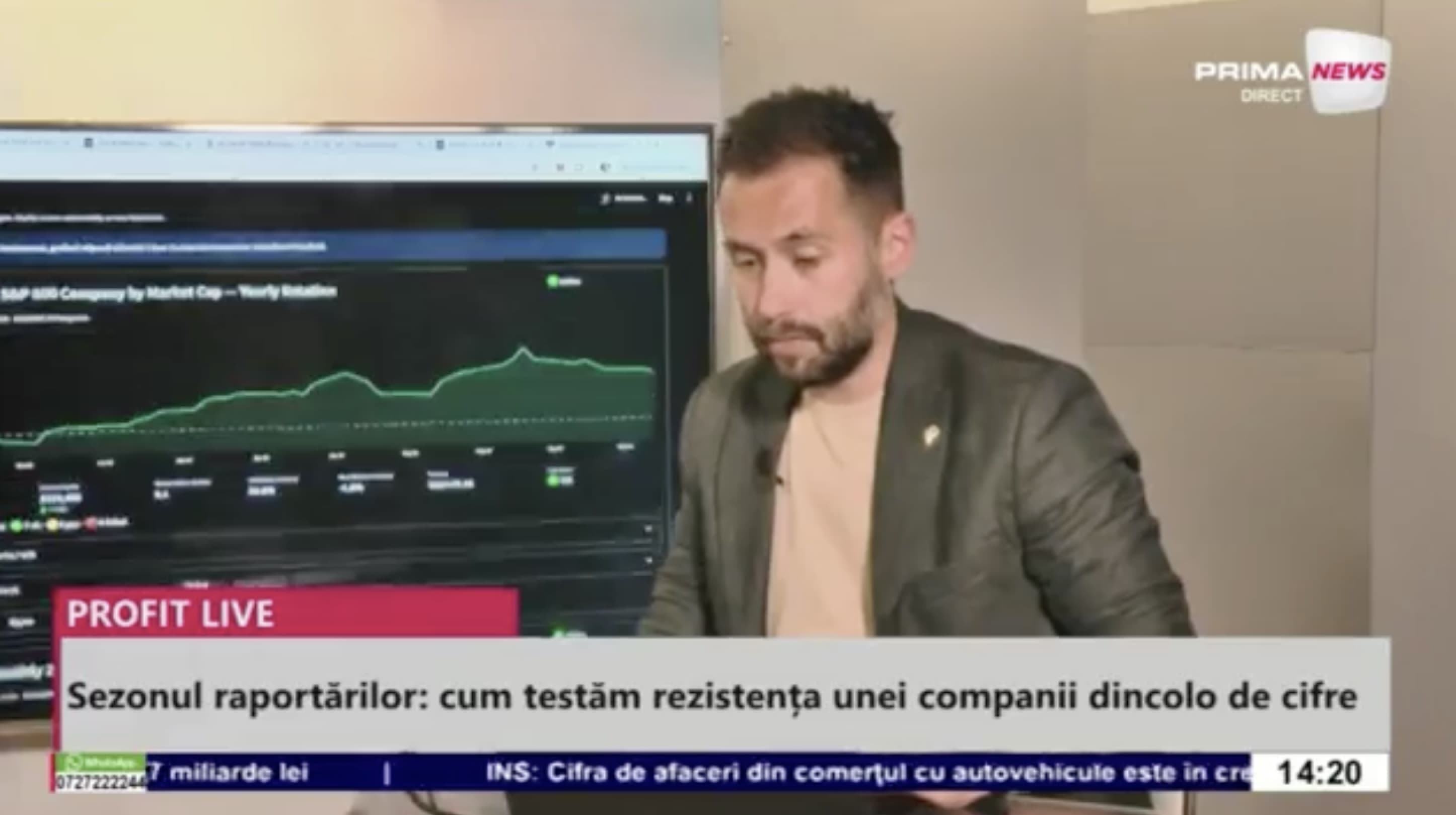 VIDEO Piața se îndrăgostește de astfel de companii. Alexandru Chirilă, CEO Profit Point: Două sectoare importante ies în față - Profit.ro Live TV Pastila Financiară