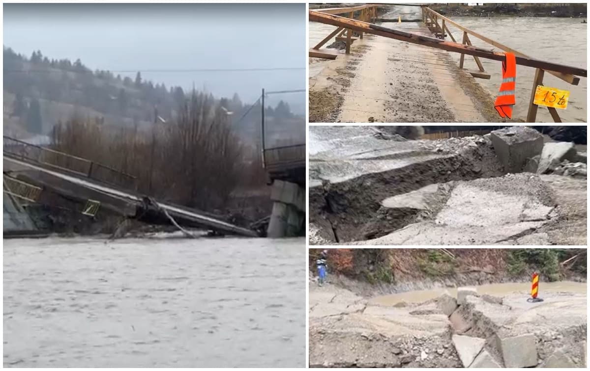 Situație critică în Suceava, după valul de ploi: drumuri rupte și sate izolate. Sute de oameni sunt blocaţi