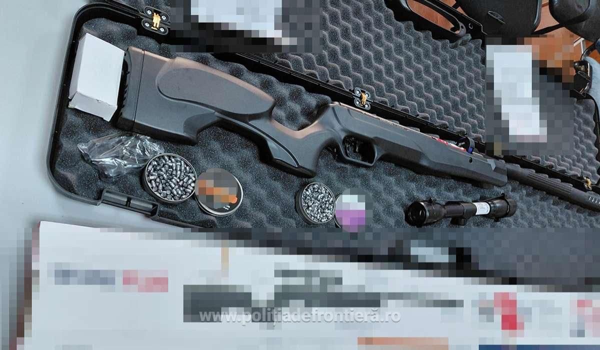 AVR: Armă cu aer comprimat și 200 de proiectile, descoperite în urma unui control la Aeroportul Cluj-Napoca