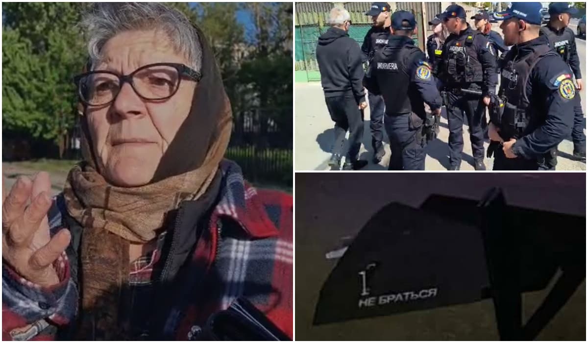 "Mă duc să o iau pe mama". Momentul în care localnicii sunt evacuaţi după prăbuşirea dronei ruseşti, în Galaţi