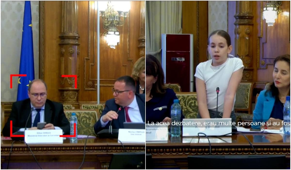 Demisia ministrului Educaţiei, cerută după ce a ignorat o elevă care plângea în faţa lui. "Este sfâşietor"
