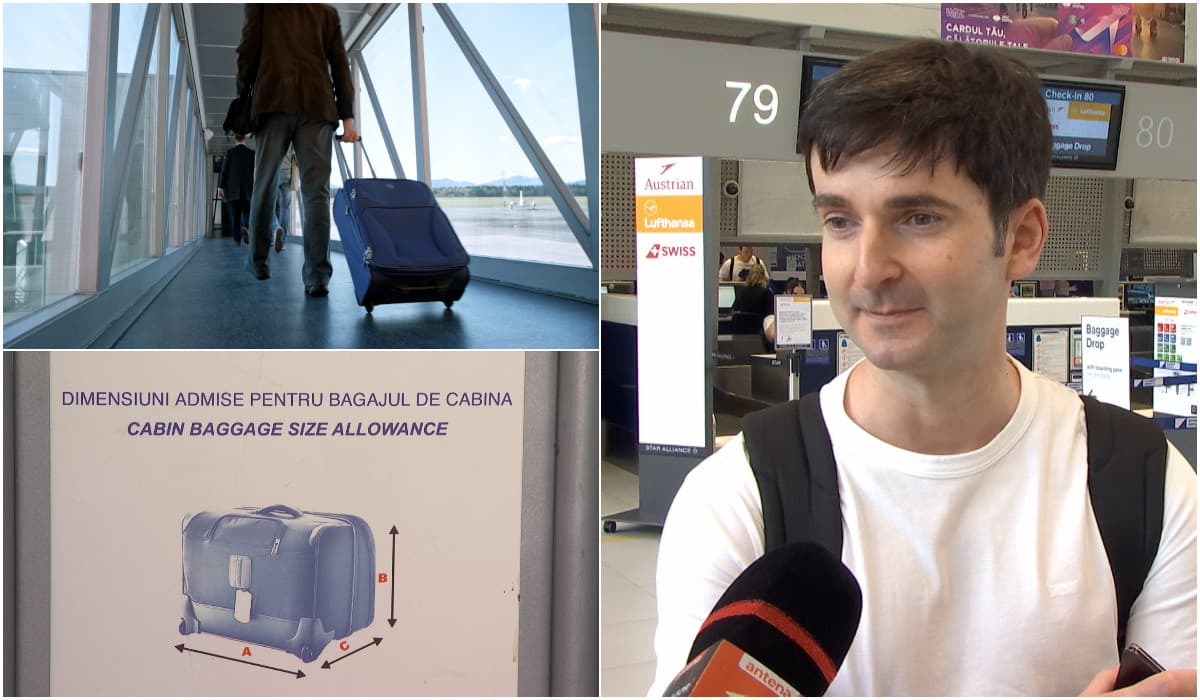Cât plătesc în plus românii care au bagaje de mână prea mari: "La low-cost sunt mai aspre controalele"