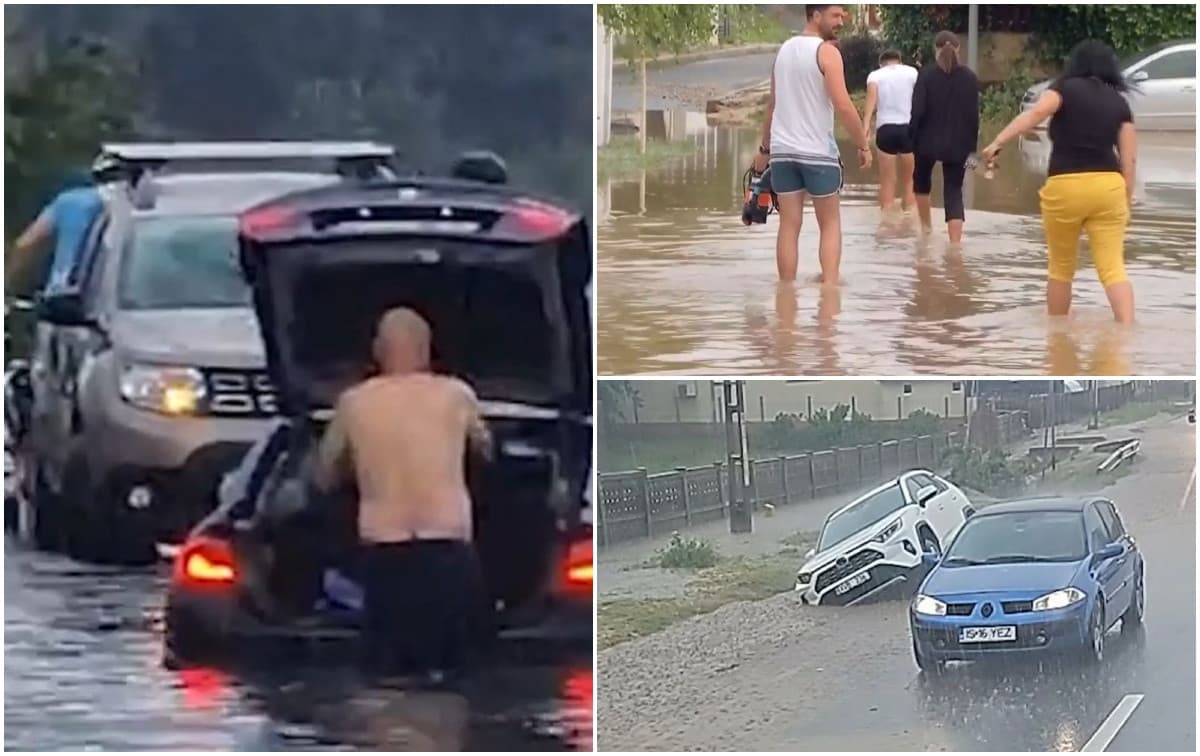 Orașul de lângă București unde oamenii se tem de fiecare ploaie. Apa le intră în curți și le distruge bunurile
