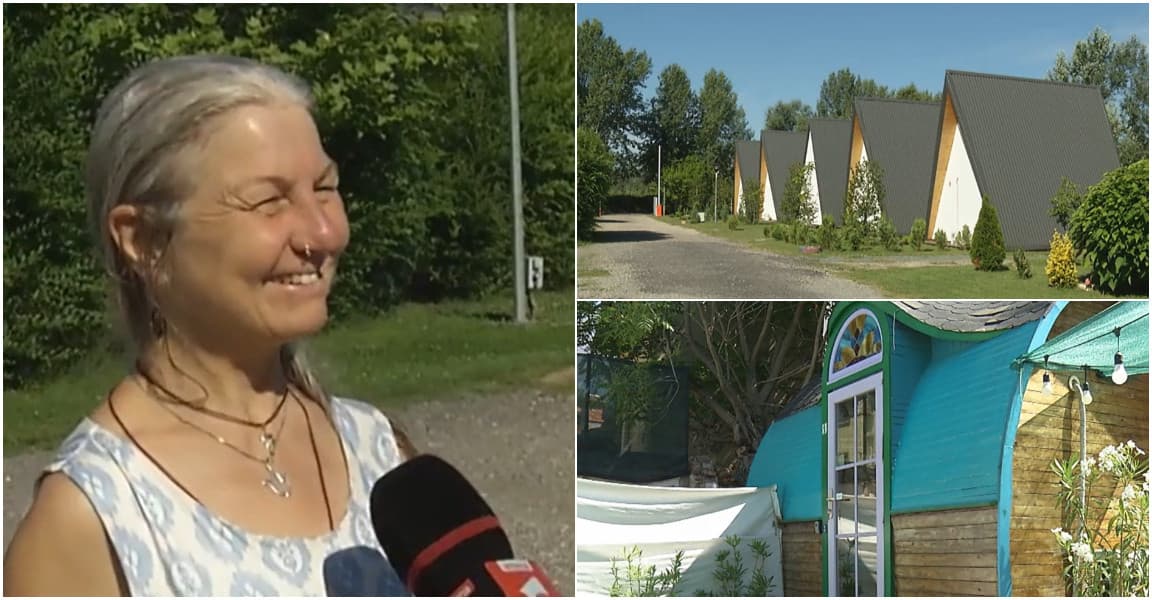 Reacţia unei turiste din Germania care a venit în camping în România: Avem aer curat şi cerul deasupra noastră