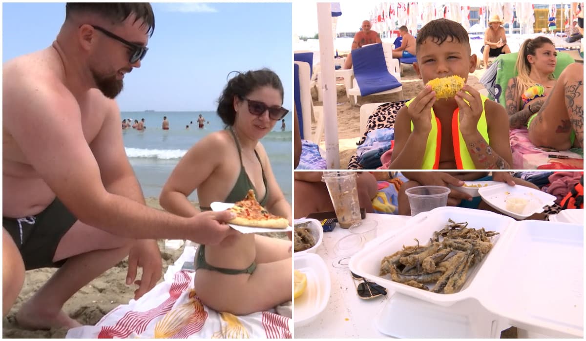 Ce mănâncă turiştii la mare "ca să meargă berea". Hamsii la 15 lei, sandviş la 10 și meniuri de la 30 de lei
