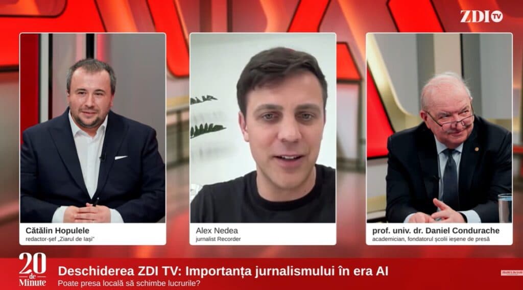 „Ziarul de Iași” a lansat ZDI TV – studio tv și podcast dedicat producției de conținut video. Ce ne propunem?
