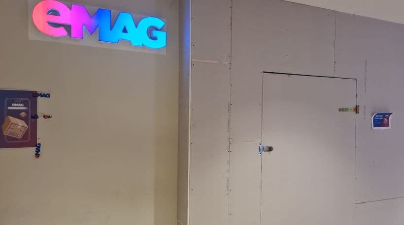 eMAG dispare din Iași ca spațiu fizic: după 15 ani în Moara de Foc și mutarea la Iulius Mall, showroom-ul este acum închis complet