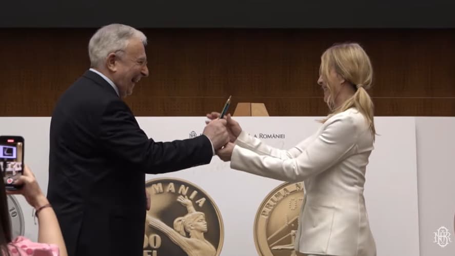BNR lansează monede dedicate împlinirii a 50 de ani de la prima notă de 10 obţinută de Nadia Comăneci la Jocurile Olimpice