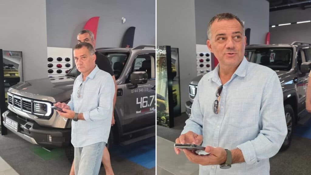 Omul de afaceri Cristian Maftei, din dosarul „Mită la prefect” fotografiat într-un mall din Iași. Acesta era dispărut de mai bine de 11 ani