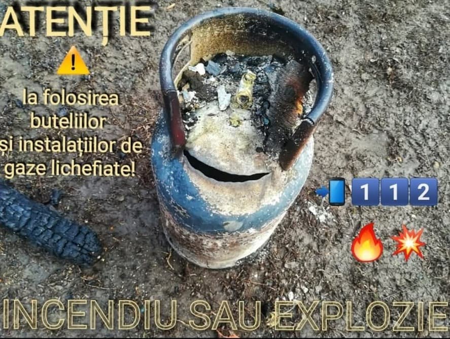 Un bărbat de 92 de ani a aprins un chibrit ca să verifice o butelie. Bucătăria a luat foc în câteva clipe
