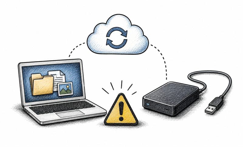 Backup-ul care te trădează: cum îți pierzi datele deși ai cloud și hard disk extern
