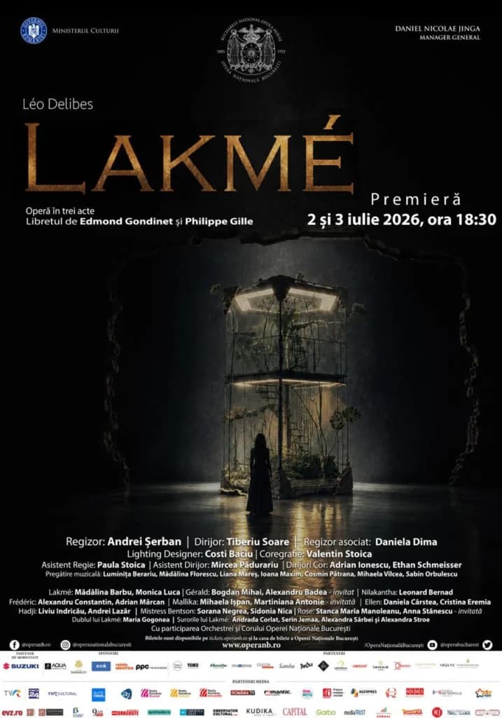Premieră pe scena Operei Naționale București