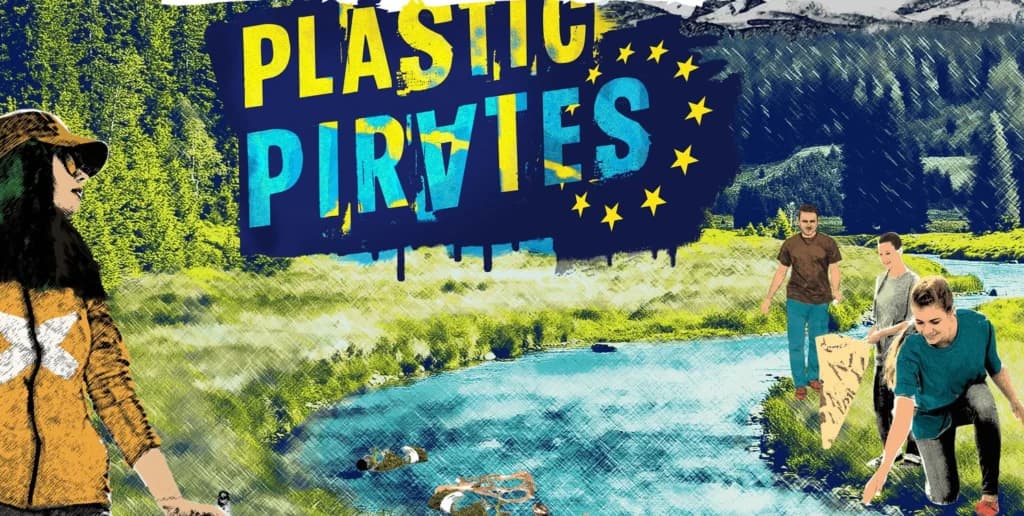 Pirații plasticului: Experimentul UE în care elevii cartografiază poluarea râurilor