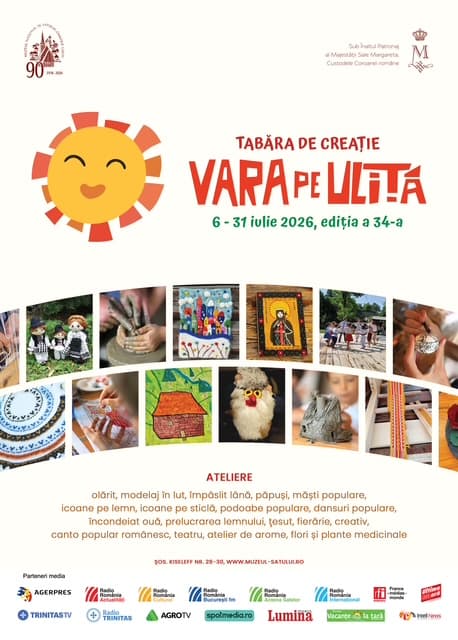 Tabăra de creație „Vara pe uliță” la Muzeul Satului