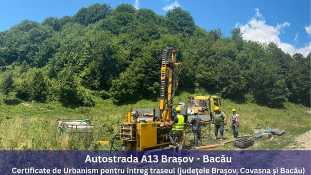 Autostrada Brașov – Bacău prinde contur. A13 a obținut certificate de urbanism pentru întreg traseul
