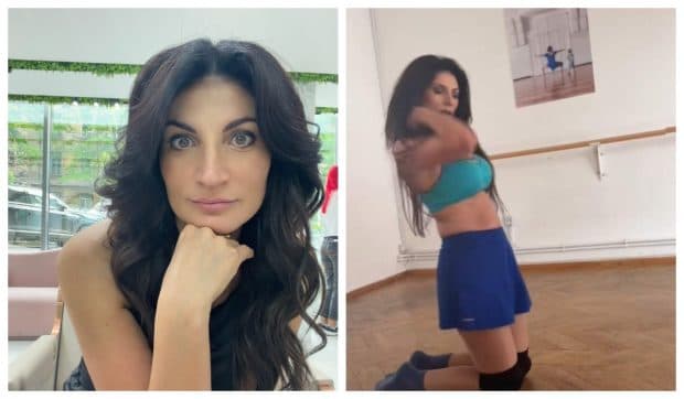 Ioana Ginghină, noi imagini incendiare din sala de dans. Ipostaza rară în care a fost surprinsă actrița