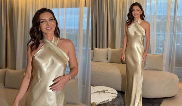 Cât a costat rochia purtată de Simona Halep la petrecerea de retragere. Loredana Groza i-a cântat toată seara