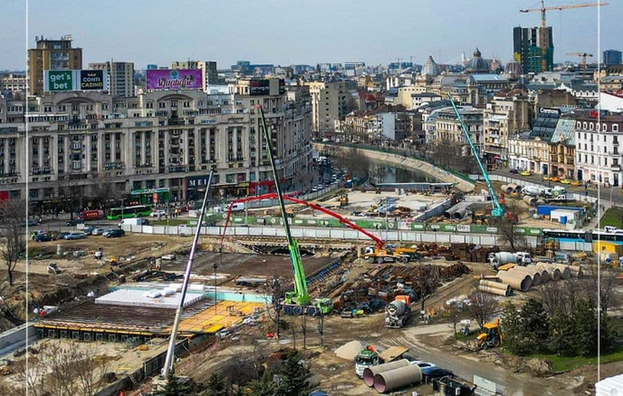 Aflate la un procent de peste 60%, lucrările de refacere a Planșeului Unirii intră în ultima etapă de execuție, iar circulația rutieră va fi restricționată parțial în perioada verii