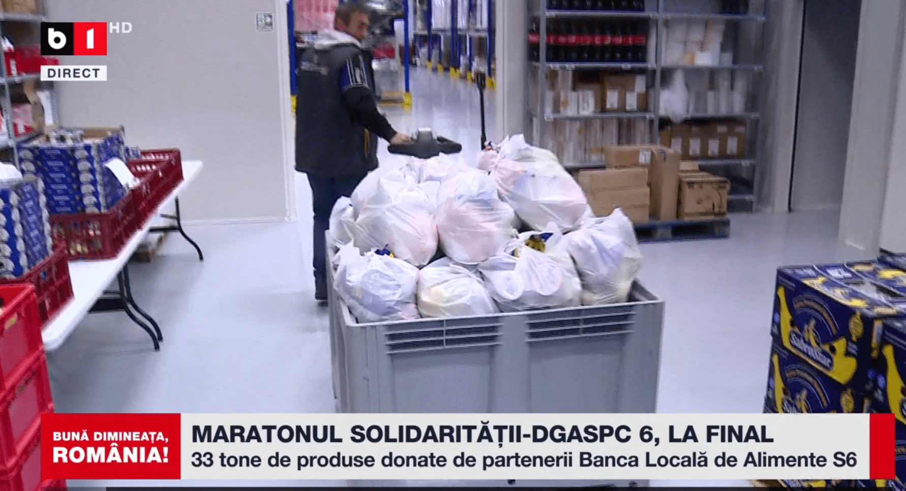 Maratonul solidarității, campania inițiată de DGASPC Sector 6, la final. 2200 de pachete cu bucate pascale ajung pe mesele celor defavorizați (VIDEO)
