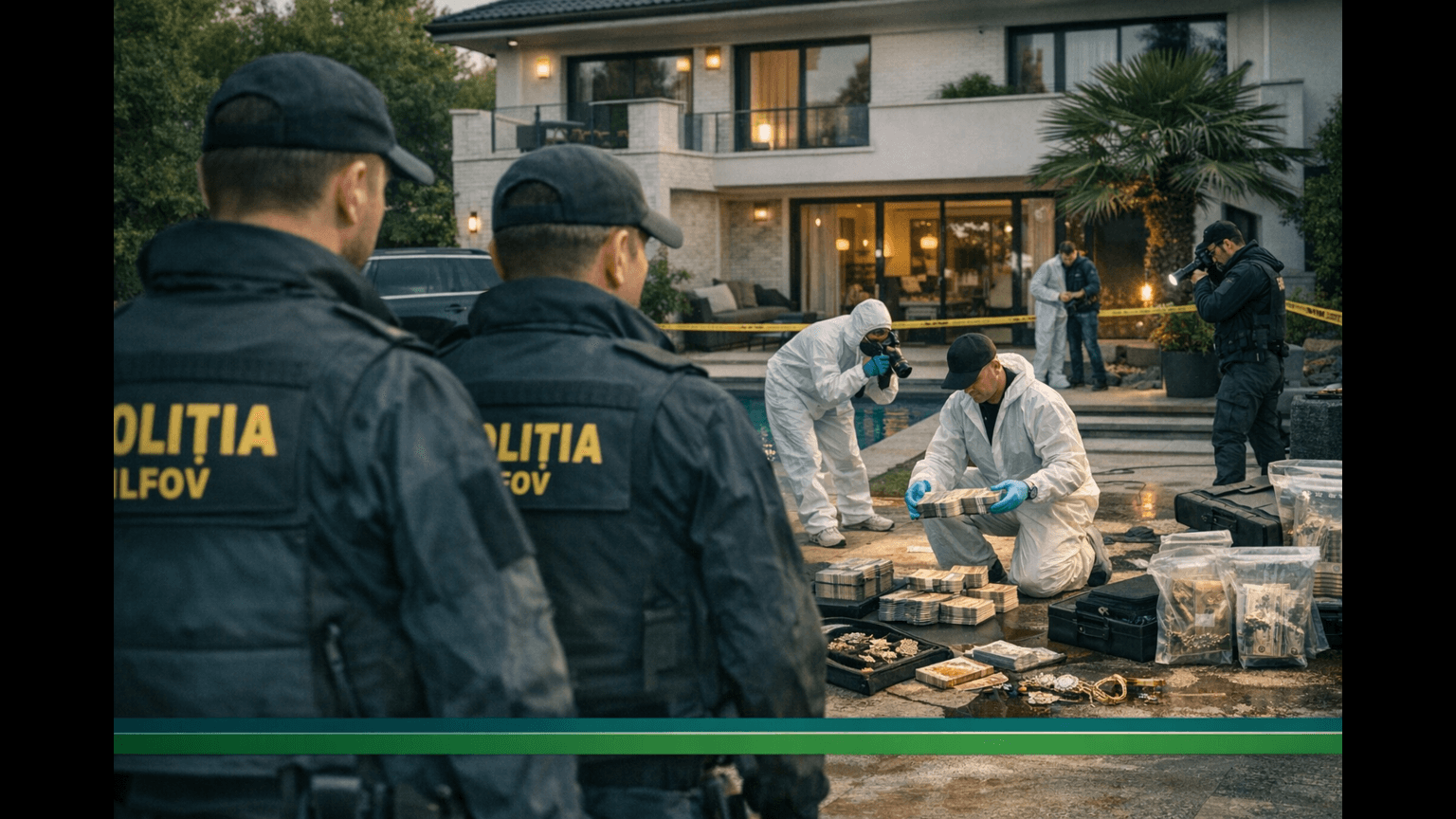 Polițiștii din Ilfov au elucidat jaful de 2 milioane de euro dintr-o vilă din Corbeanca: ce au găsit anchetatorii la percheziții