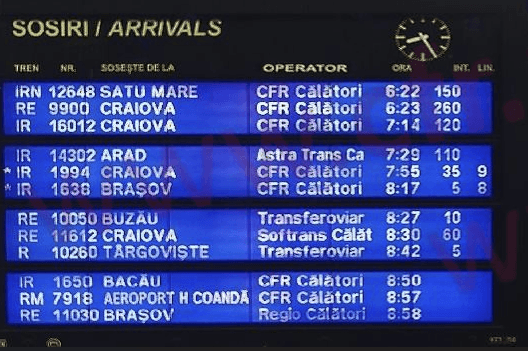Panoul din Gara de Nord, plin de întârzieri sâmbătă dimineața. Canicula a dat peste cap traficul feroviar. Ce anunță CFR