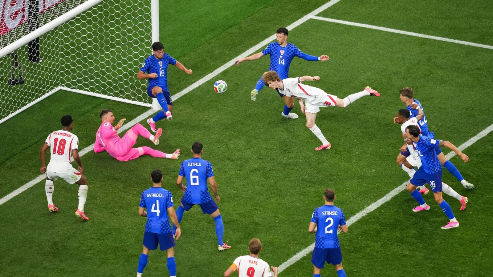 Cupa Mondială 2026. Ploaie de goluri pe Dallas Stadium. Anglia a învins Croația cu 4-2