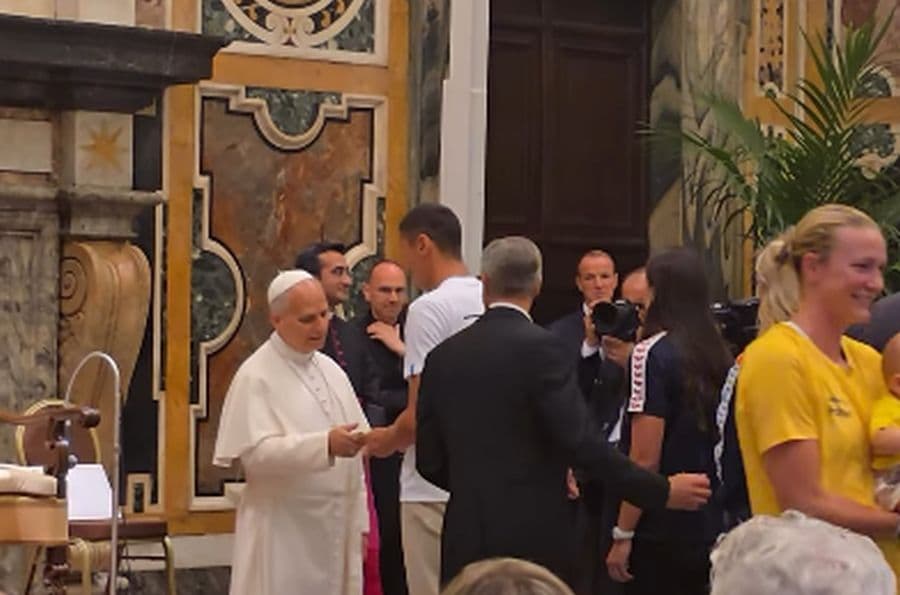 David Popovici, primit de Papa Leon la Vatican: „Un moment unic” (VIDEO, FOTO)